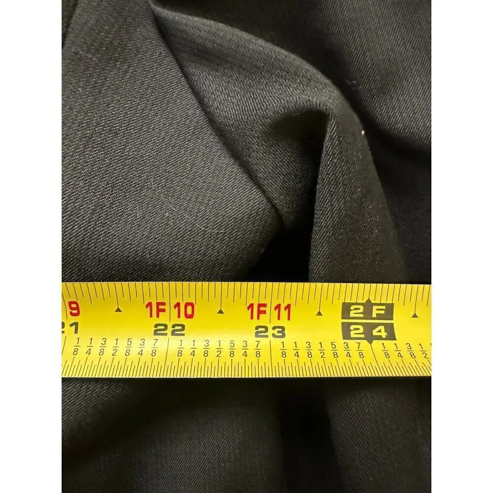 Dockers NWT Men's Black Two Button Notch Lapel Lined Blazer Jacket Size 48R FLAW